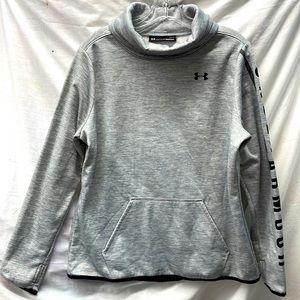 Under armour cowl neck pullover sweatshirt ladies sz lg